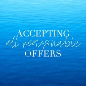 Accepting all reasonable offers. happy Shopping! 🛍️💗
